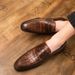 Unbeatable Quality British Fashion Pointed For Business Crocodile Pattern Leather Shoes, Large Size 47, Foot Casual Men's Shoes_vogvips.com