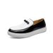 Suitable For All Seasons Large Men's Leather Shoes Size 38-47 Slip-On Lazy Casual Shiny Loafers Sneakers_vogvips.com