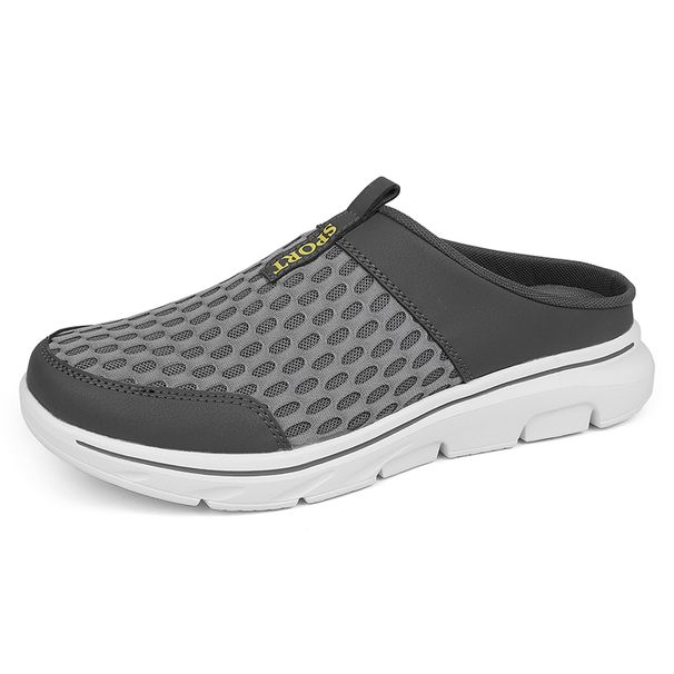 Loafer Slippers Fashion Breathable Home Male Thick Bottom Slides Walking Shoes For Men Plus Size 47 Sneakers_vogvips.com
