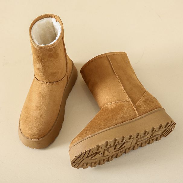 Long For Women New Hot-Selling Boots Winter Fleece-Lined Thickened Harbin Cold-Proof Snow Non-Slip Large Cotton Shoes_vogvips.com
