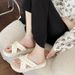 Trendy Women's Outdoor Fashion Slippers, Popular High-value Fairy-style New Platform-soled Pearl Sandals For Women_vogvips.com