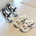 Boys' Sports With Leather Surface, Children's For Ages 1-6, Running Korean Style Girls' Dad Shoes, Soft And Fashionable_vogvips.com