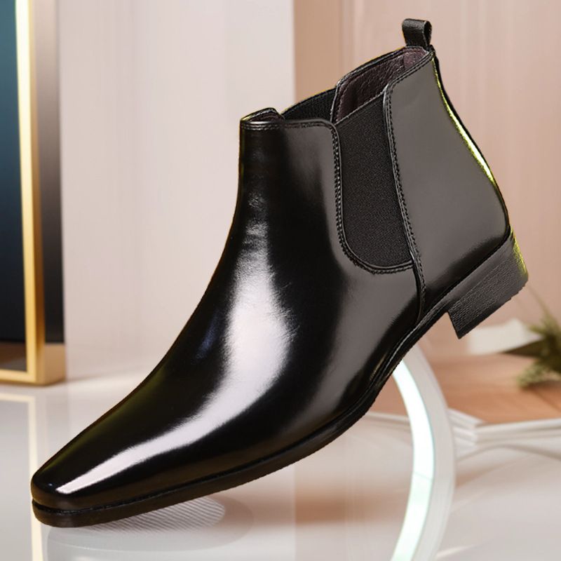 Men's Boots Pointed Shoes Men's Shoes Short Boots Vintage Martin Boots Men's_vogvips.com