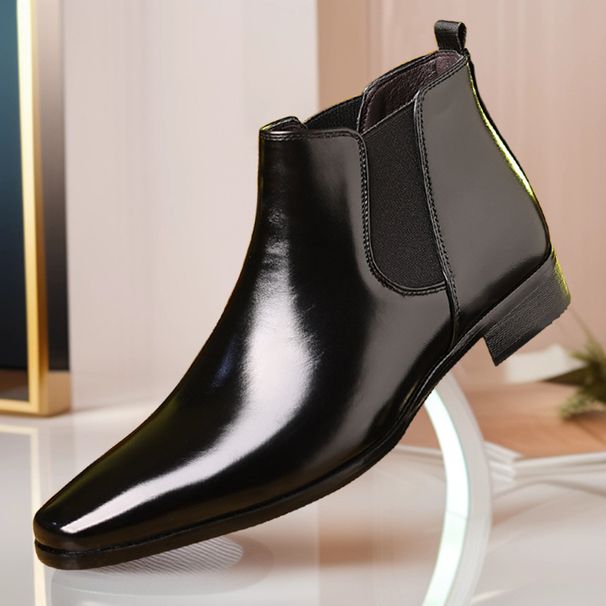 Men's Boots Pointed Shoes Men's Shoes Short Boots Vintage Martin Boots Men's_vogvips.com