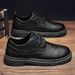 Martin Boots 2025 New Black Leather Trendy Casual Work Wear-resistant Spring Men's Shoes Breathable For Autumn Winter_vogvips.com