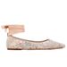 Spring And Summer All Match Fairy Style Flat Shoes Strappy Ballet Single Shoes Bridesmaids Bride Wedding Shoes Women's Trend_vogvips.com