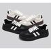 American-style Soft-soled Comfortable Sports Casual German Training Shoes With Striped Double Bars, Versatile Sneakers_vogvips.com