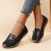 2024 New Loafers Casual Flat Sole Soft Surface Mom Comfortable Large Size Moccasins Women's Shoes_vogvips.com