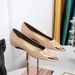 European And American Style Fashion Party Women S Shallow Mouth Glossy Patent Leather Metal Pointed Toe Hidden_vogvips.com