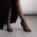 Square-toed Stiletto High-heeled Sandals With Rhinestones, Open Toe, Ankle Strap, And Buckle, Sexy Fish-mouth Single_vogvips.com