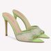 P9trade Stiletto Heel Rhinestone High Heel Slippers Pointed Toe Open Toe Slip-on High Heel Sandals Fashionable European And American Style Versatile_vogvips.com