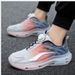 Men's Large Size Casual Sports Shoes Breathable Mesh Cushion Soft Sole Heightening Rotating Buttons Dad Trend Autumn Winter_vogvips.com