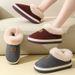Women's Winter Indoor And Warm Thickened Fur-Lined Closed-Back Cotton Slippers Men's Outdoor Snow Boots Wholesale_vogvips.com