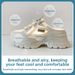 High-quality Casual Sports Women's Shoes, Popular Backless Slip-on Mules, Summer Breathable Hollow Mesh Trendy Shoes_vogvips.com
