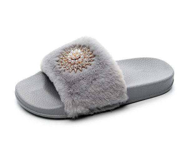 Women’s Shoes Fashion Fur Slippers Large Size Indoor And Outdoor Fur Slippers_vogvips.com