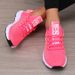 Women's Sports Shoes Mesh Lightweight Soft Sole Jogging Strap Breathable Fashion Sports Walking Casual Tennis Flat Shoes For Men_vogvips.com
