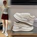Little White Shoes Female Students Thick-soled Heightening Sports Board Shoes Casual Street Shooting_vogvips.com