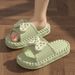 Women's Indoor Slippers With Thick Soles Home Use, Non-slip Bathroom Sandals, Suitable For Outdoor Wear, Soft-soled,_vogvips.com