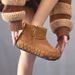 Women's Shoes Thick Soled Snow Boots Winter New Short Tube Plus Velvet Thick Warm Inner Height Increasing Cotton Shoes Waterproof And Non Slip_vogvips.com