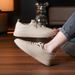 White Sneakers For Women, Flat Non-Slip Mom Shoes, 2024 Spring/Summer New Versatile Soft Sole Student Sports Casual Shoes_vogvips.com