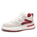 Men's New Summer Casual Versatile Forrest Gump Thick-Soled Dad Soft-Soled Height-Increasing White Fashion Trendy Shoes_vogvips.com