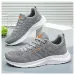 New Simple Men Sports Athleisure Lightweight Breathable Runners Tennis Shoes Grey Free Shipping Ss1 Ss_vogvips.com