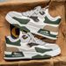 Men's Retro Chunky Sneakers - Deconstructed High Street Casual Shoes, Y2K Geometric Print Platform Sneakers For Young Men_vogvips.com