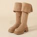 Platform Over-the-Knee For 2025 Autumn Winter New Slimming Suede Women Long Slim Thick Leg High Boots_vogvips.com