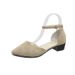 Trendy Foreign Trade Chunky Heel Hollow 2024 Summer New Korean Style Buckle Women's Shoes Cross-Border Fashion Sandals_vogvips.com