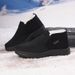 European Warm Series Old Beijing Cloth Shoes Large Size Winter Men's With Fleece Lining Thickened Non-Slip Wear-Resistant Middle-Aged Dad_vogvips.com