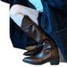 Soft Leather Version~V-Mount Rivet Pointed Toe Western Cowboy Over-the-Knee Heel Long Women's High Tube Riding Boots_vogvips.com