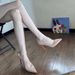 Naked High For Women 2024 New Spring And Autumn Pointed Thin Heels With Side Air Lacquer Leather Temperament, Celebrity_vogvips.com