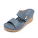 New 2026 European And American Style Women's Cross-border Stitched Mom Shoes, Large Size Sandals, Wedge Slippers 5055-12_vogvips.com