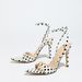 2025 New Model Cross-Border Foreign Trade European American Pop Polka Dot Mule With Slim Waist, Pointed Toe, Stiletto_vogvips.com