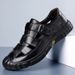 Men's Genuine Leather Sandals Summer Trend New Style Casual Versatile Leather Sandals Non-slip Soft Bottom Breathable Hollow Shoes Men_vogvips.com