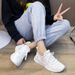 Flyknit Meh Port For Women In Pring, Ummer, Autumn , New Breathable And Veratile Caual Oft Ole Running_vogvips.com