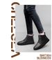Martin Boots Men's Velvet Thermal Leather Zipper Top Layer Short Boots High Top Cotton Shoes_vogvips.com