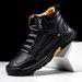 Shoes For Men Large Size Leather Boots Fashion Men's Ankle Boots Handmade Stitching New Flat Mens Casual Shoes Botas Par_vogvips.com
