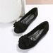 Women's Lightweight Slip-On Loafers With Bow Detail - Soft Rubber Sole For All-Day Comfort - Non-Slip Casual Flats (Black/Burgundy/Green/Blue/Gray)_vogvips.com