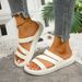 Summer Women's New Thick-soled Platform Sandals With A Comfortable Cushioned Feel, Suitable For Indoor And Outdoor Use_vogvips.com
