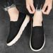 Men's Breathable Mesh On Loafers Lightweight Thick Non Slip Rubber Sole Casual Walking Shoes For Driving Daily Outdoor_vogvips.com