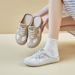 Half Tray White Shoes Female Student Mesh Breathable Heightening Shoes Casual Board Shoes_vogvips.com