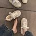 Ant City Korean Style White Niche Design 2025 New Versatile Thick Soled Canvas Women's Casual Beggar Board Shoes_vogvips.com