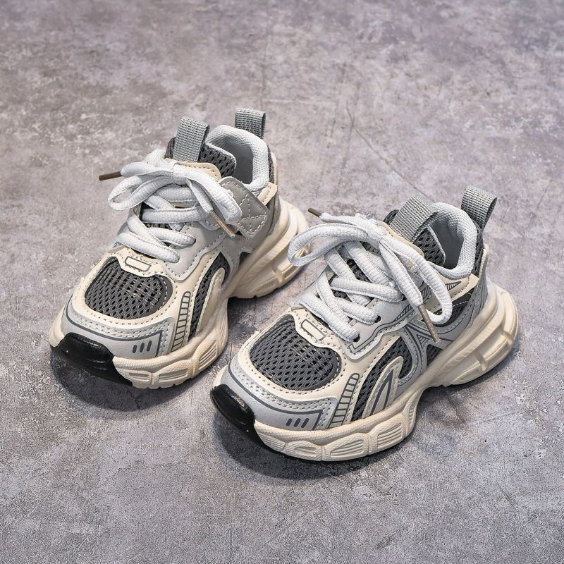 Boys' Sports Breathable Soft Sole Casual Running 2026 Spring New Children's Dad Trendy Brand Girls' Shoes_vogvips.com