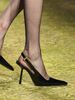 Black Pointed Toe High Heels Stiletto 2023 Autumn New Elegant High-end Patent Leather Sexy Closed-toe Single Women's_vogvips.com