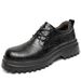 European Warm Series Men's Derby Autumn Winter Genuine Business Casual Lightweight Black Thick Sole Height Increasing Wedding Leather Shoes_vogvips.com