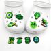 Cartoon Does Not Infringe VSCO Green Series Shoes Flower Shoe Buckle Soft Glue Personality DIY Cute Accessories_vogvips.com