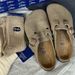 Cowhide Unisex Versatile Genuine Leather Half Comfortable CorkFlat Outdoor BK Casual Closed-Toe Slippers_vogvips.com
