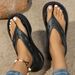 Women's Sport Sandals Summer Flat Flip-Flops Comfortable Casual Slip-On Slippers Lightweight Platform Hollow Design_vogvips.com
