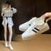 Little White Shoes Female Four Female Students Leisure Sports Versatile Board Shoes Street Shot_vogvips.com